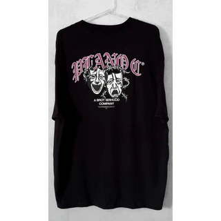 Camiseta Masculina Oversized Plano C Original “Laugh Now,Cry Later” - Preta