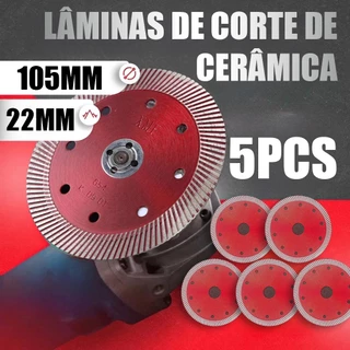 Disco de Corte Diamantado Porcelanato 105 mm x 22 mm