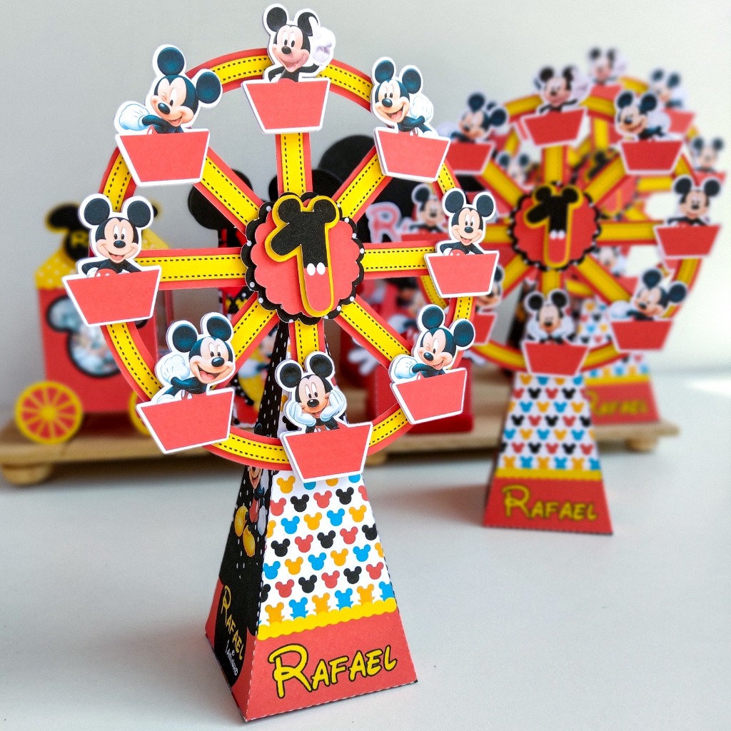 05 UNIDADES DE RODA GIGANTE DO MICKEY | Shopee Brasil