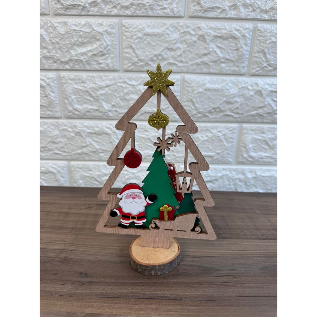 MINI ARVORE DE NATAL MDF NATM03 - ENFEITE NATALINO