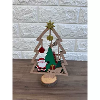 MINI ARVORE DE NATAL MDF NATM03 - ENFEITE NATALINO
