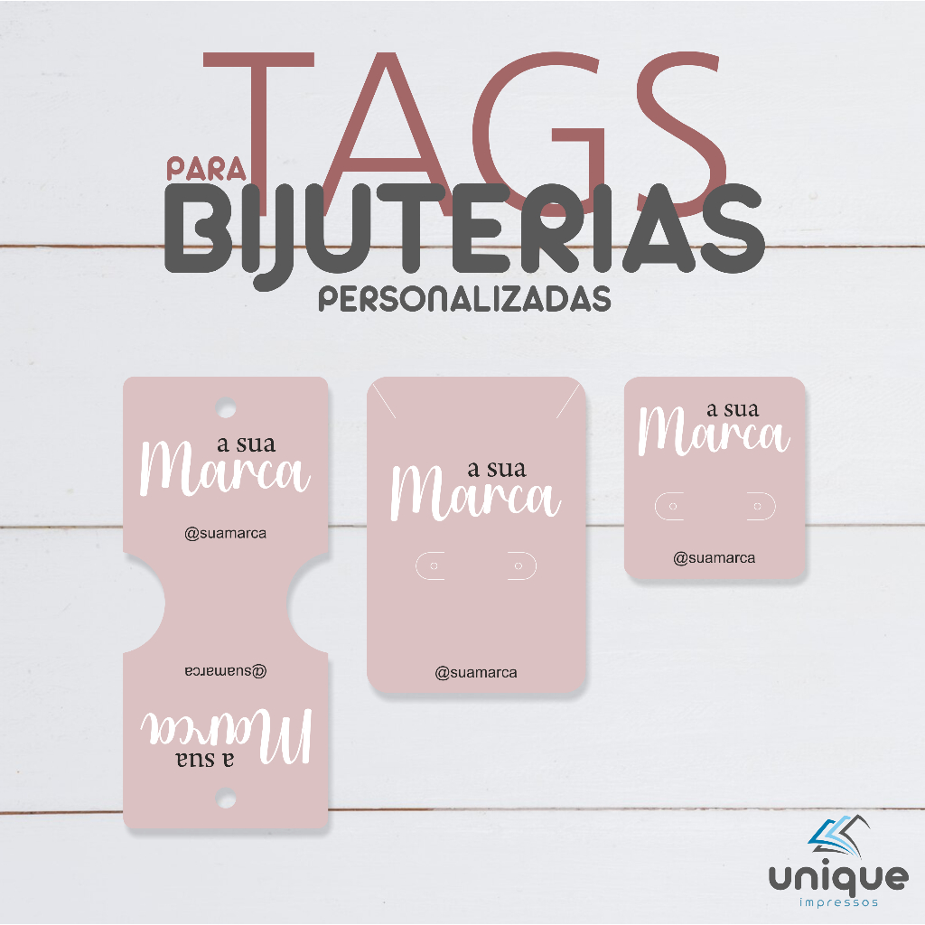 TAGS PARA BIJUTERIAS - BRINCOS PERSONALIZADAS