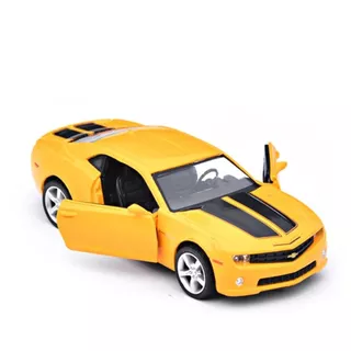Carrinho Miniatura Camaro Ferro Fricção Chevrolet Abre Porta Coleção