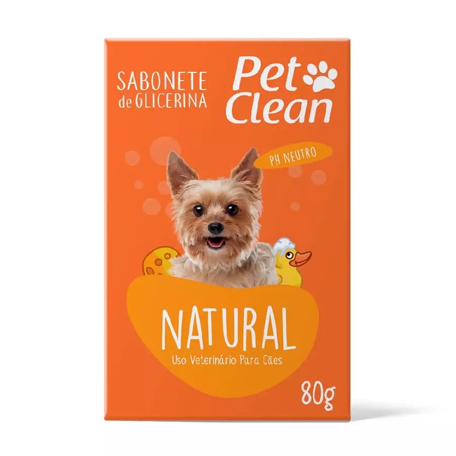 Sabonete Natural Para Cachorro E Gato Banho Cheiroso Pet Clean 80g ...