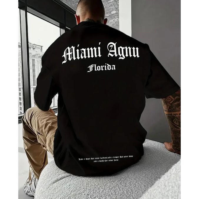 Camiseta Oversized Estilosa Florida Camisão Grande P ao G3 Camisa Estilo de Rua Gringa