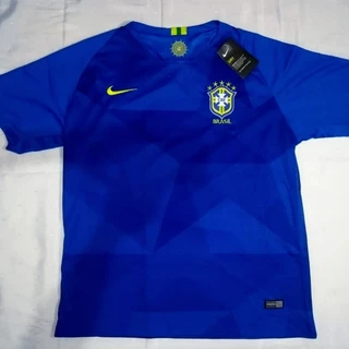 Camisa azul G de gola linda de primeira