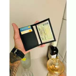 Carteira Masculina em Couro Ecológico Qualidade Premium