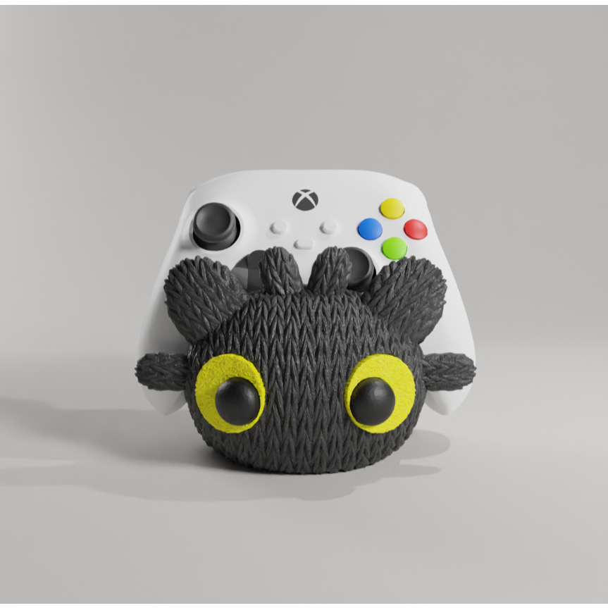 Suporte Para Controle Xbox Toothless Crochet | Shopee Brasil