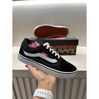 TENIS OLD SKOOL MASCULINO E FEMININO RESISTENTE E CONFORTAVÉL DE SOLADO RETO