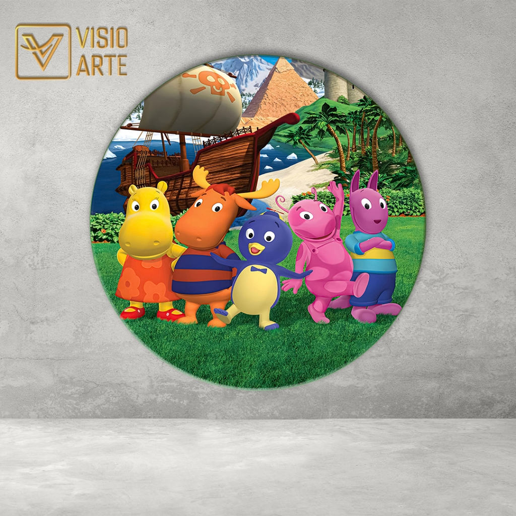 Painel Redondo Sublimado BACKYARDIGANS | Shopee Brasil