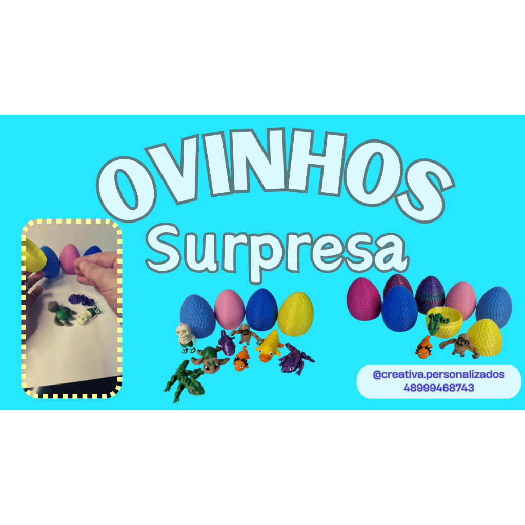 Ovinhos Surpresa com brinquedos