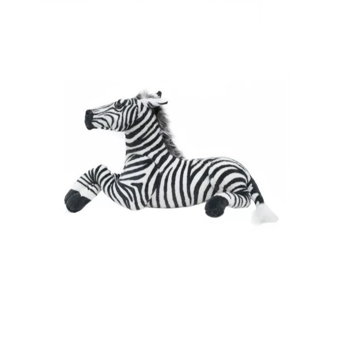 Zebra de Pelúcia Real Deitada 70 Cm Fazenda Antialérgico | Shopee