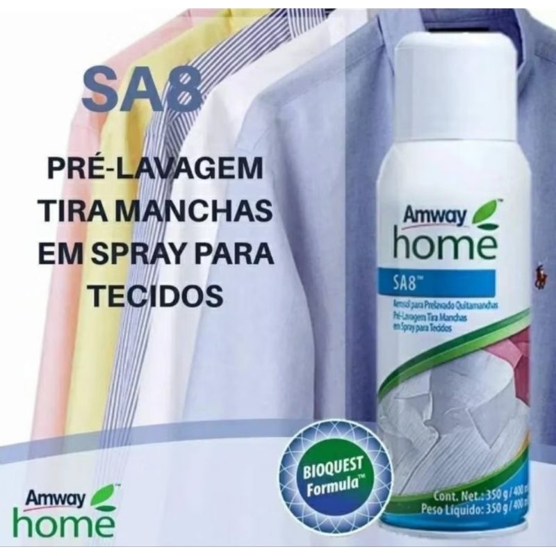 Sa8 Tira Manchas Amway Spray 400 ml | Shopee Brasil