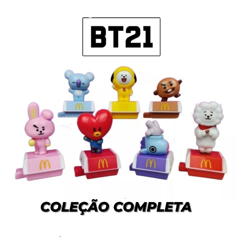 Coleção Bonecos BT21 K-Pop BTS McDonalds (Originais e Lacrados