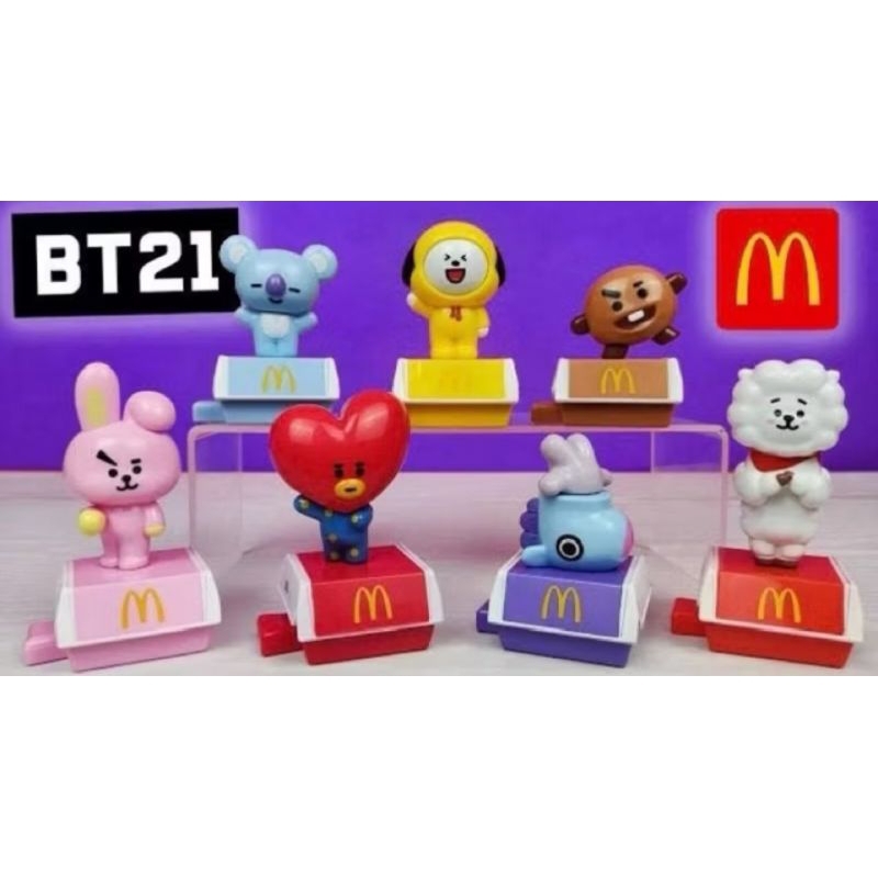 Coleção Bonecos BT21 K-Pop BTS McDonalds (Originais e Lacrados