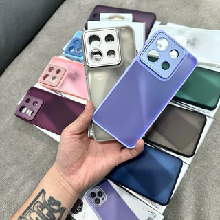 Capa Capinha SPACE Fosca Para Xiaomi Redmi Note 13 Pro 4G Note 13 Pro 5G buraco fino acrilico Case Anti-impacto