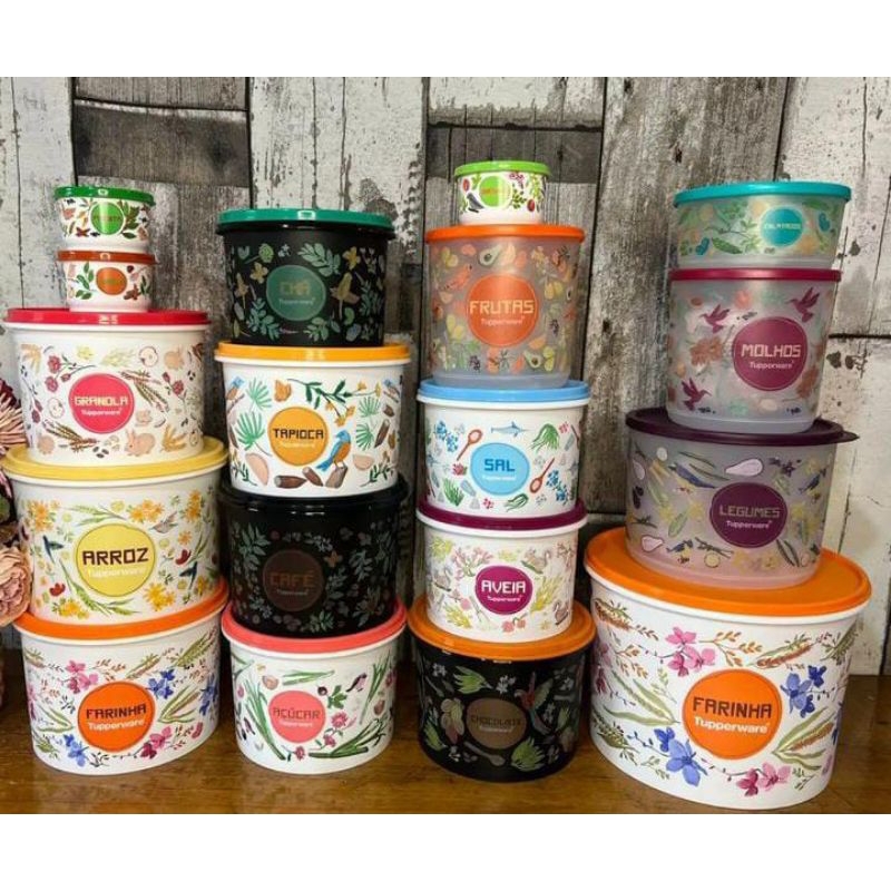 Linha Floral Porta Mantimentos TUPPERWARE® - unidade | Shopee Brasil