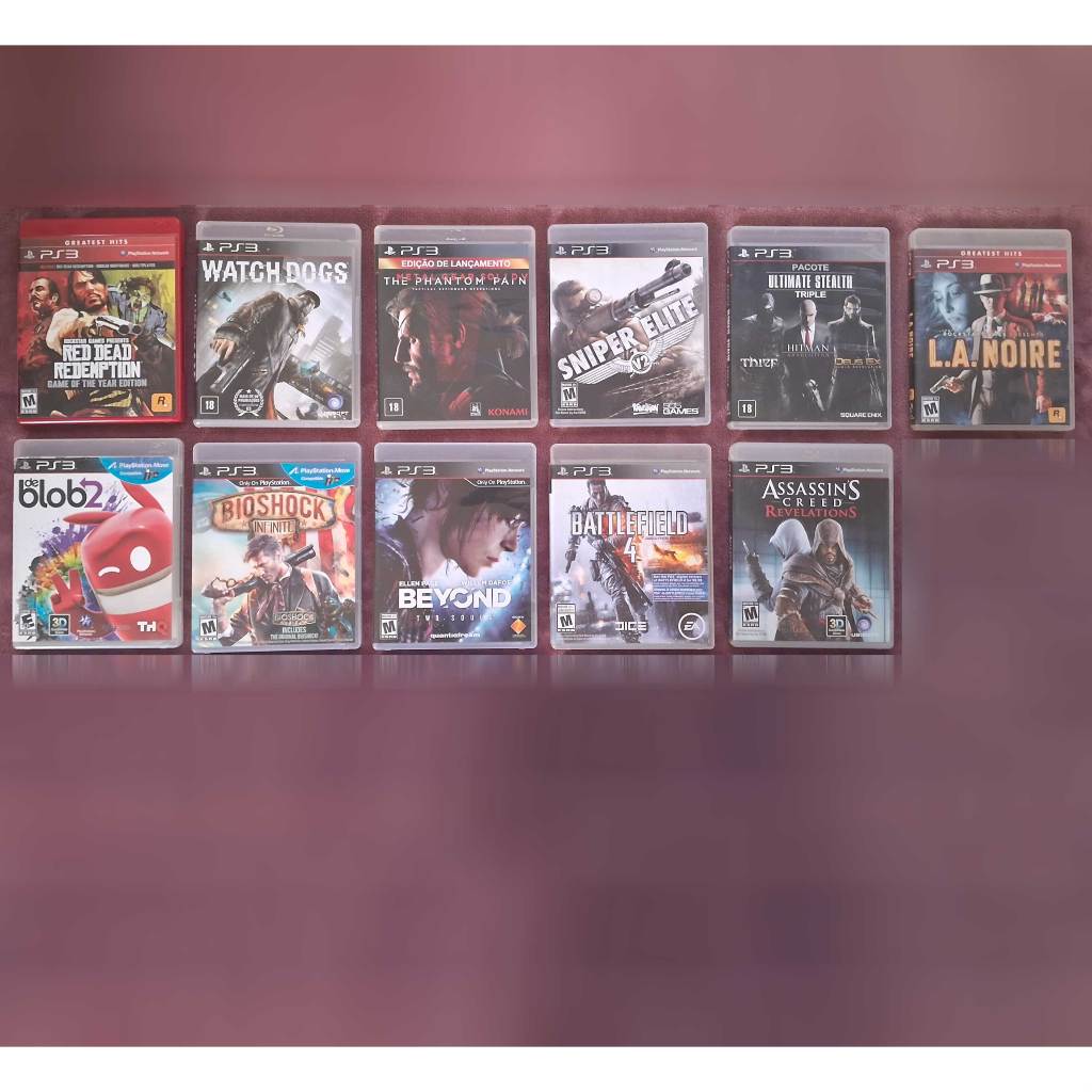 Jogos Playstation 3 Usados em Bom Estado de Conservação