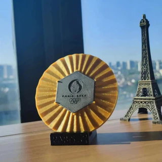 medalha olimpica 2024 Paris replica
