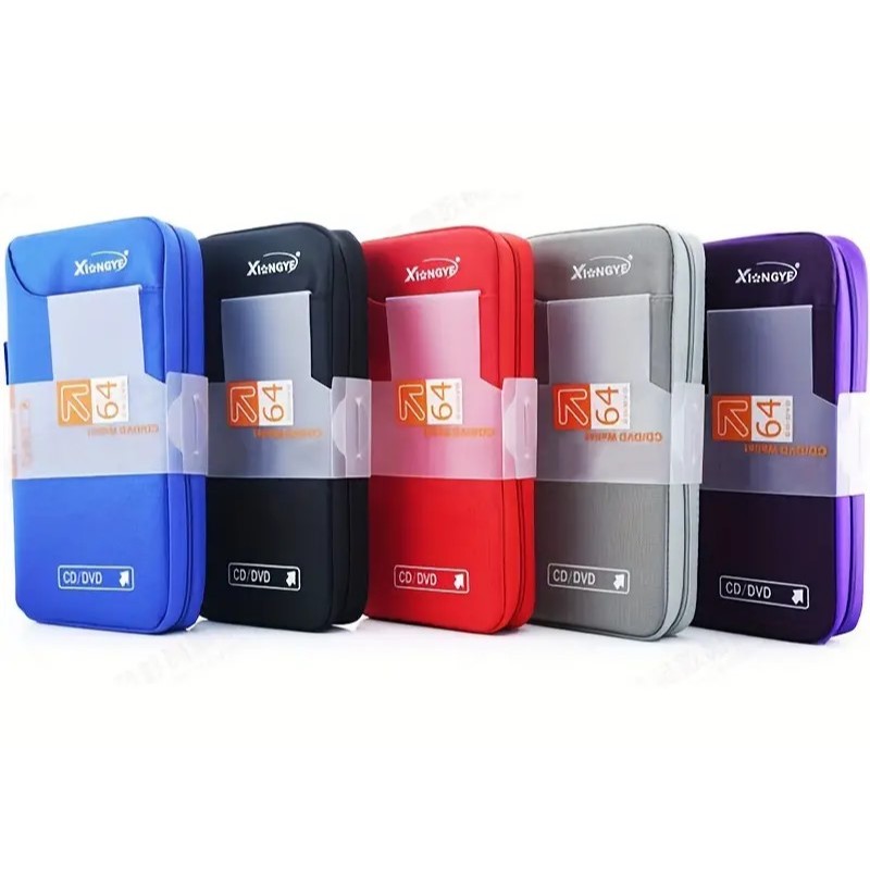 1 Estojo CDs/DVDs 64/96 Mídias Super Resistente Premium | Shopee