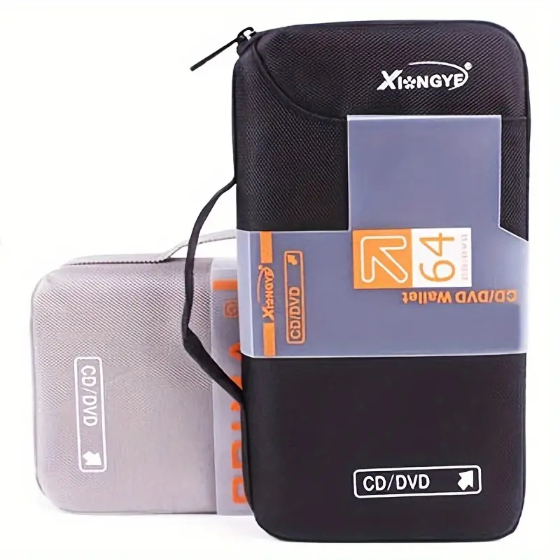 1 Estojo CDs/DVDs 64/96 Mídias Super Resistente Premium | Shopee