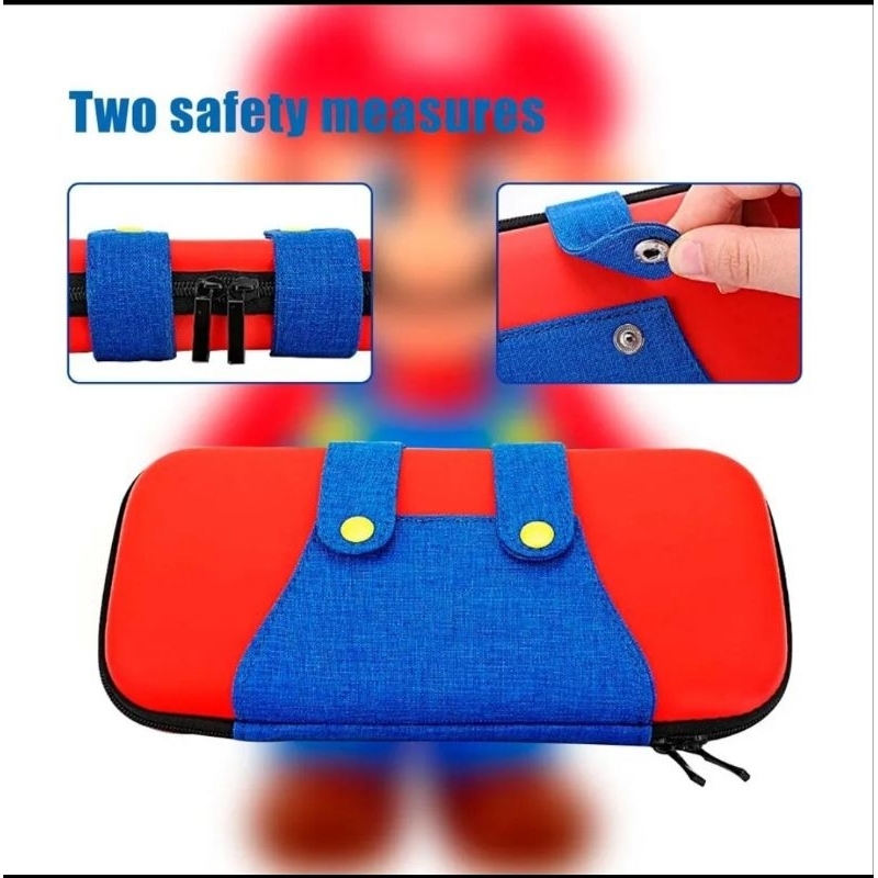 Case Nintendo Switch Oled Super Mario Capa Estojo Bag Mario PROMOÇÃO