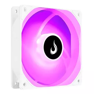 Ventoinha Rise Mode Motherboard Frost 12v, 120mm, RGB, Branco - RM-MB-02-12V