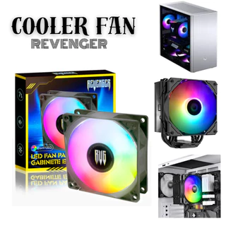 Cooler Fan Gabinete PC 80mm RGB Led Colorido Gamer Resfriamento De Processador Ventoinha CPU