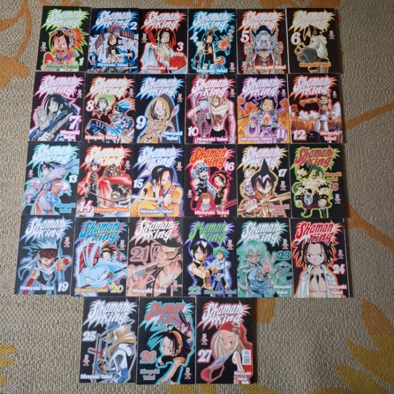 Mangás Shaman King - Hiroyuki Takei - Volumes 1 Ao 27 (Avulsos