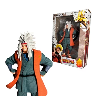 Boneco Jiraya Naruto 18 cm PVC Anime Geek Action Figure