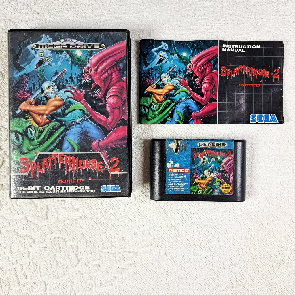 Splatterhouse 2 Completo Mega Drive Sega - Americano