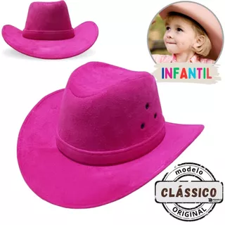 Chapéu Infantil Country Sertanejo Clássico Ana Castela Cowboy Peão Boiadeiro Festa Junina Barretos