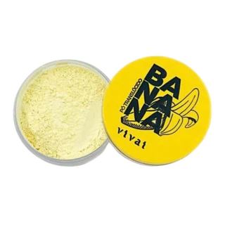 Pó de banana Vivai, fixador e acabamento para sua maquiagem
