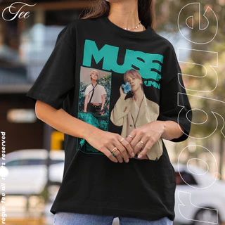 Camiseta Camisa Algodao Park Jimin Omc Muse Album Kpop Bangtan Boys Unissex