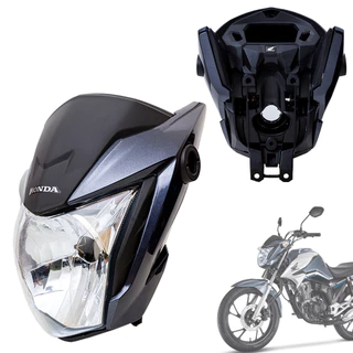 Frente Farol Completo Suporte Cinza Embaré Metálico Titan 160 2022 E 2023