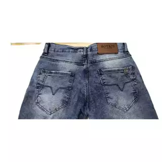 Calça Jeans Masculina Skinny Rota 77 Manchada 9