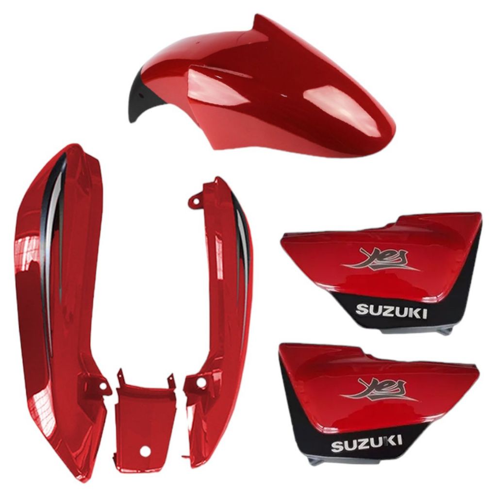 KIT CARENAGEM SUZUKI YES 125 08/10 vermelho | Shopee Brasil
