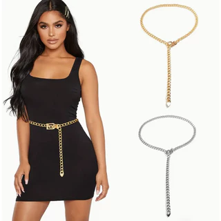 Cinto Feminino Metal Corrente Blogueira Fashion Plus Size - Maya