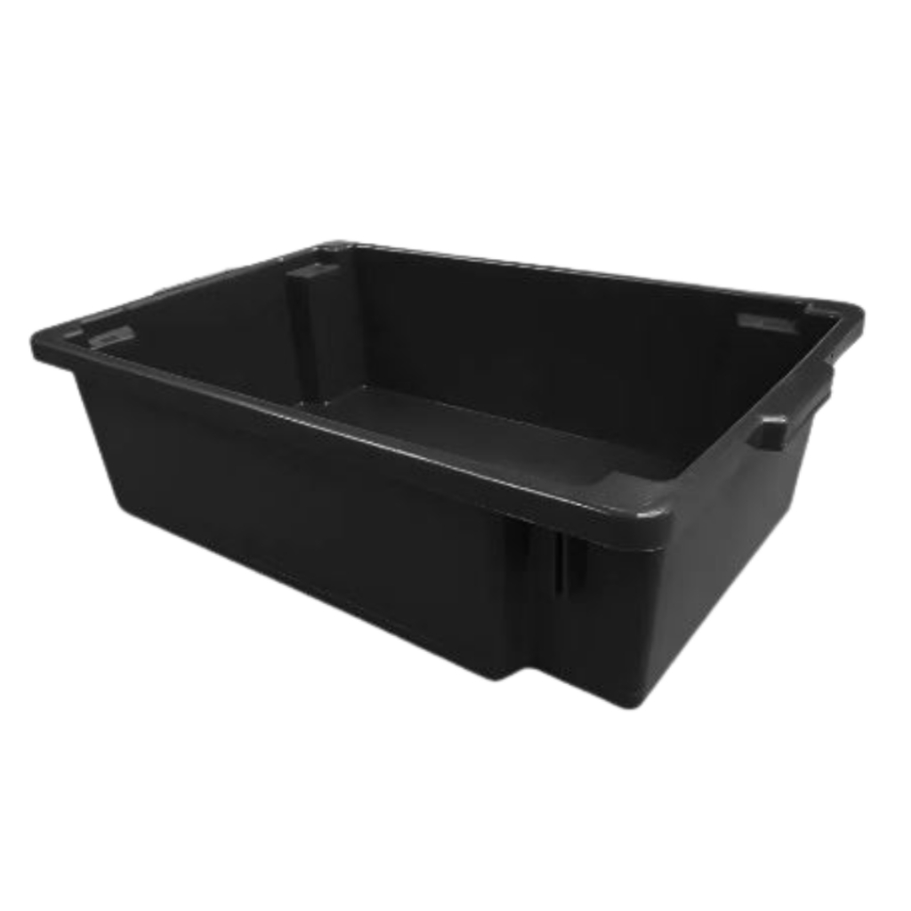 Kit 3 Caixas para massa reforçada multiuso 40 litros Cores Pescado frigorifica - Plasconex