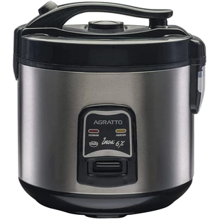 Panela De Arroz Agratto Inox Visor e Vaporeira PAI6X
