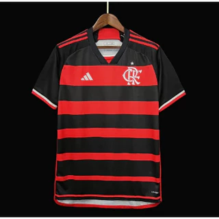 Uniforme/Camisa Flamengo - Novo modelo Listrado - 2024/25 - Torcedor Masculino - Envios em até 24hrs