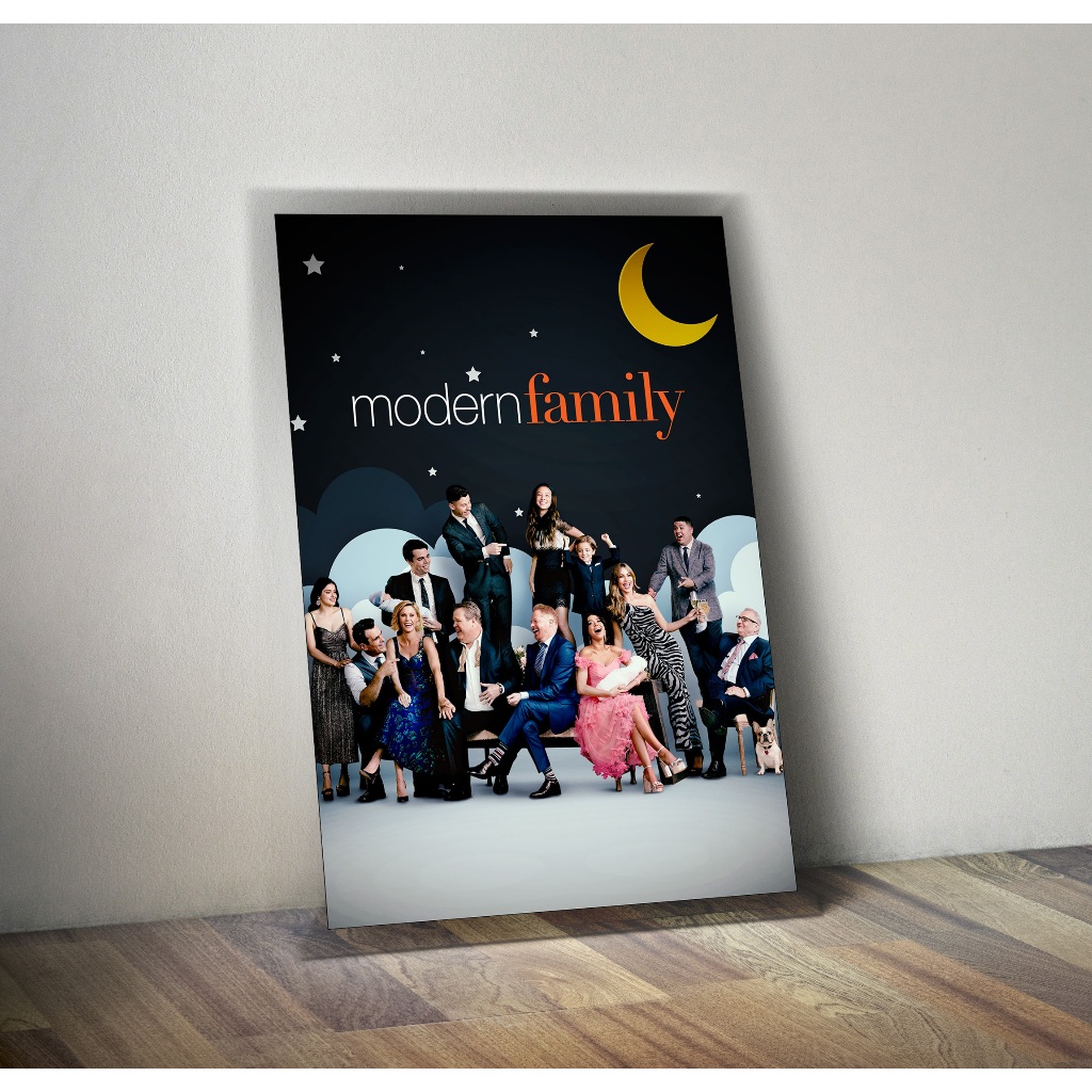 Placa Decorativa MDF (14x20cm ou 20x28cm) Modern Family (Série