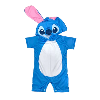 Fantasia menino temático Stitch aniverário