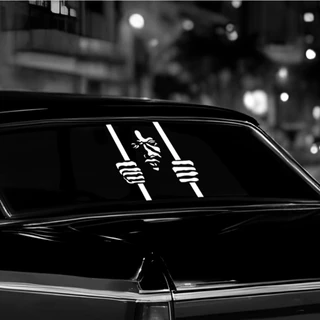 Adesivo automotivo Racionais Mc's Rap Hip-Hop