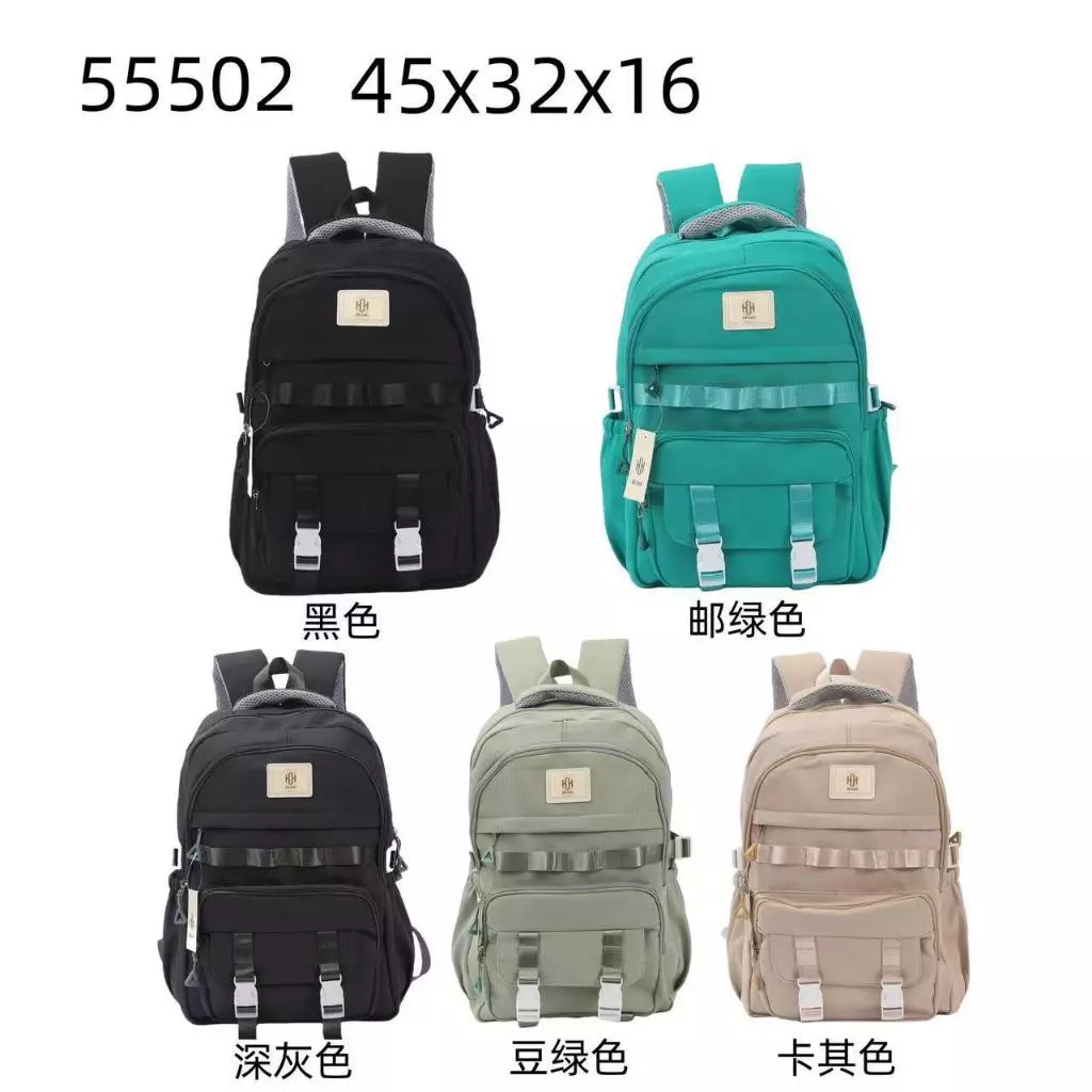 Mochila de escolar nylon casual Feminina resistência impermeável