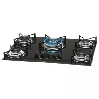 Fogão Cooktop Fischer 5 Bocas Tripla Chama 1743-5733 Preto Bivolt