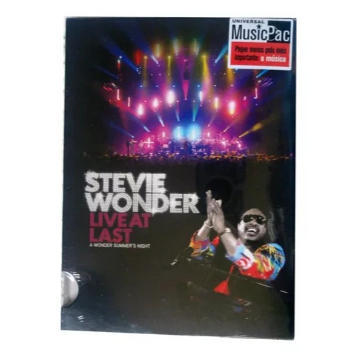 DVD - STEVIE WONDER - LIVE AT LAST | Shopee Brasil
