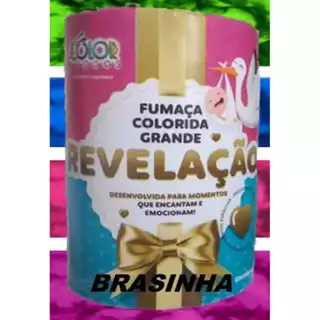 LATA DE FUMAÇA PARA CHA DE REVELAÇÃO * SEM QUIMICA E SEM PAVIO*