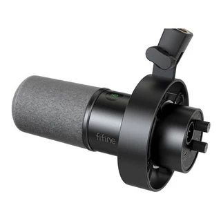 Microfone Fifine K688 - Dinâmico, Para Podcast - Com Fio