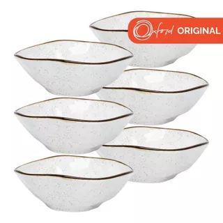 Cj 06 Tigelas em Porcelana Oxford Ryo Maresia 500ml